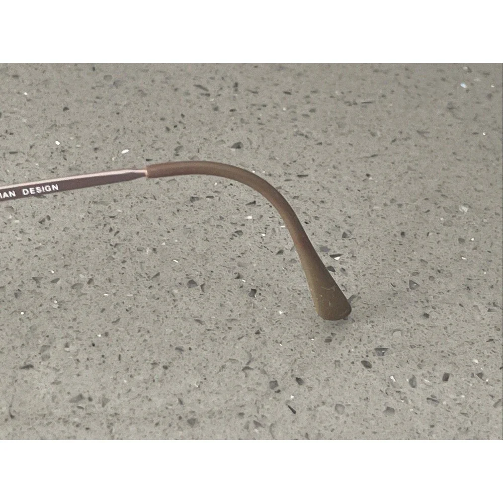 Fergani FE862 Eyeglasses Frame Only 42-21-125 30 Pink Round Italian Full Rim